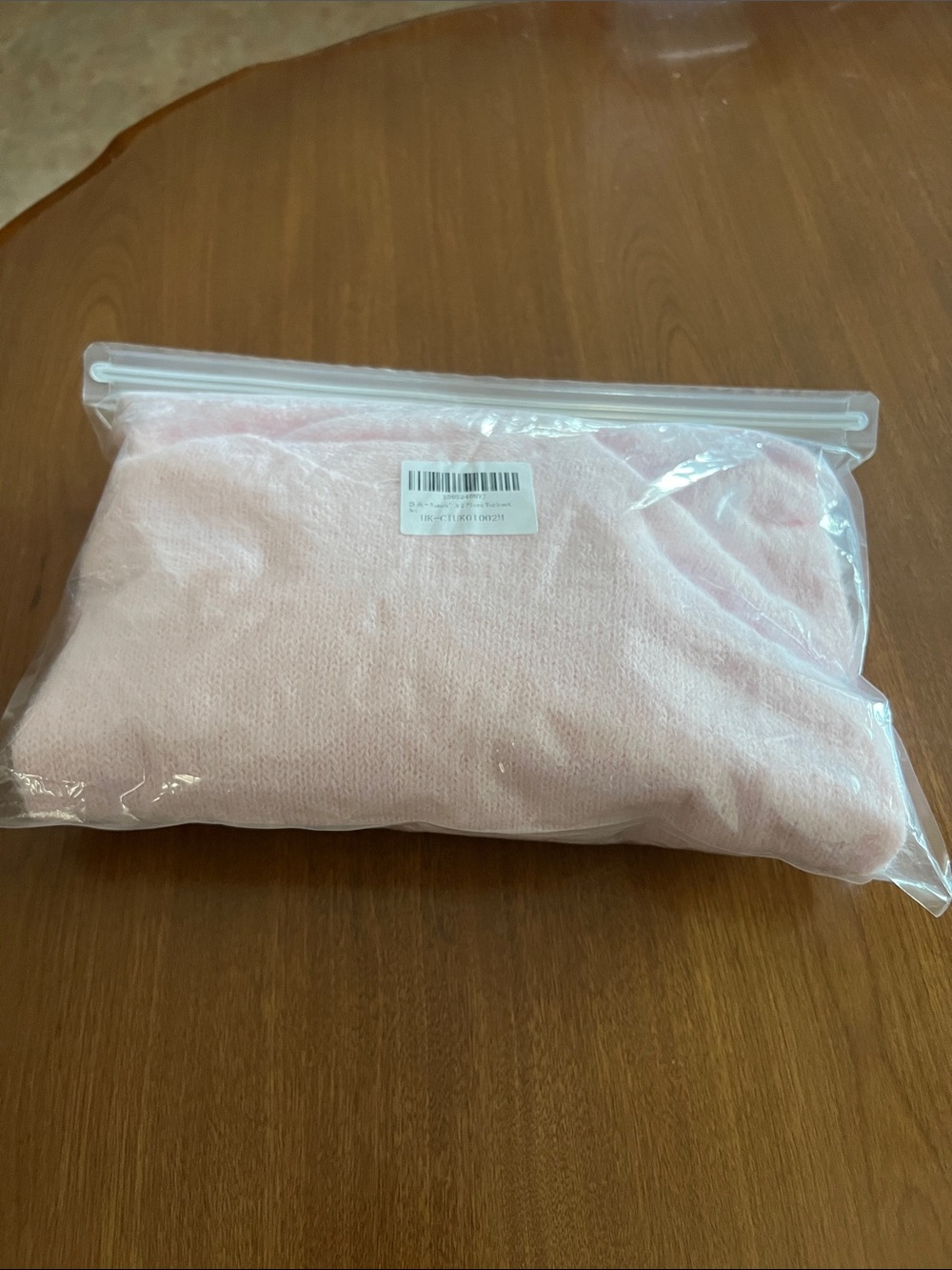 Source Unknown Soft Pink V-Neck Fuzzy Sweater - Picture 4 of 4